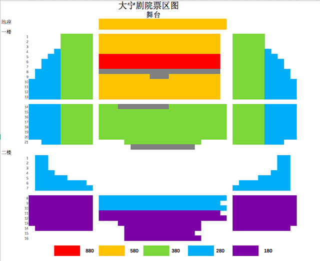 【票 价】180/280/380/580/880 元购票须知活动详情3258上海大宁剧院